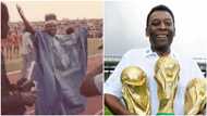 Pele: Reactions as throwback photo of when football legend was decorated in Kaduna emerges