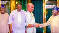 Photos emerge as Tinubu meets with opposition party governors in Aso Rock
