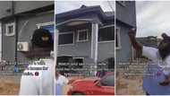 Nigerian man laments in video as he returns from abroad to find out wife has sold his house, video causes stir
