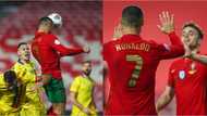 All-time record threatened as magical Cristiano Ronaldo comes off bench to score 102nd international goal