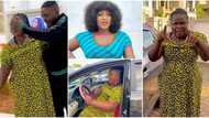 Destiny Etiko's mum jumps, dances for joy, rains prayers as actress surprises her with new car for birthday