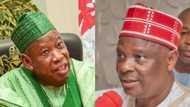 BREAKING: Ganduje meets Tinubu, threatens to slap Kwankwaso in Aso Rock, details emerge