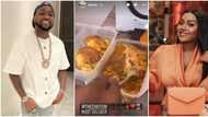 Chef Chi must deliver: Davido drools as he enjoys hot meal made by Chioma, shares video online