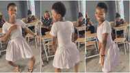 Confident young girl with bow legs dances and shakes her waist in a sweet way, video emerges on TikTok