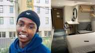 Student impresses social media with photos of king-sized hotel room university booked for him amid fire scare