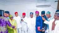 After meeting OBJ, Tinubu holds closed-door talk with APC governors
