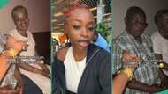 Lady amuses people, shares her parents' funny reactions when she took them to club, video trends