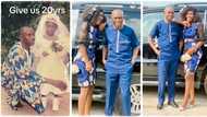 "Give us 20 years": Lady posts throwback photo she took with her father two decades ago when she was a child