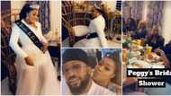 Peggy Ovire scatters dance floor as friends throw surprise bridal shower ahead of wedding to Frederick Leonard