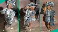 Little Nigerian girl in Yoruba outfit struts like runway model in viral TikTok video, people react