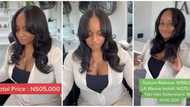 Lady spends over N505k to fix weavon at Lagos salon, Nigerians react: "God forbid for you people"