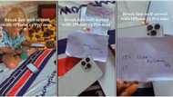 Video emerges as Nigerian man ends things with girlfriend in bizarre way, sends her iPhone plus break-up note