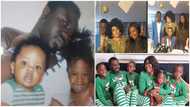 Rare photos of Mercy Johnson's grown-up stepchildren and husband Prince Odi's ex-wife hit social media