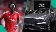 Ola Aina spooted 'disturbing UK' with ₦400m Bentley after Nottingham Forest win