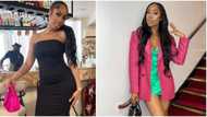 "I actually felt free": Olamide's alleged baby mama Maria Okan finally rocks beach wear in public