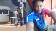 Act of bravery: Petrol attendant jumps into a flaming car to save vehicle and petrol station; people react