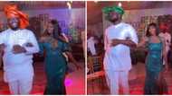 Viral video of men modelling gele at wedding event amuses netizens