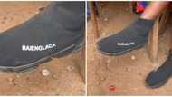 "The spelling Dey confuse me": Video of fake Balenciaga shoes leaves internet users amused