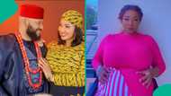 Judy Austin raises talks of new pregnancy for Yul Edochie with baby bump video: “Strategic striker”