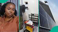 Lady rescues herself from power outages, installs 6 solar panels and reveals total amount she spent