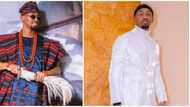 Wedding fashion: BBNaija star Saga looks like a Yoruba angel in sleek traditional look