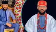 Yul Edochie sings Amerado and Lasmid's Grace in video, Ghanaians happy