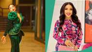 "Too busy being powerful": Actress Tonto Dikeh shines in lovelly green outfit