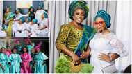 "There is no such thing as too old": Nigerian woman in her 40s gets married, photos with flower girls go viral