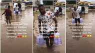 Nigerian girl dumps her man after she saw him selling pure water, but the man owns the water company