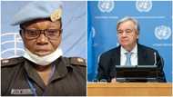 UN gives big hoonour to Nigerian police officer for maintaining peace by doing this (photo)