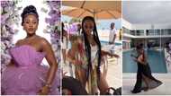 BBNaija stars storm private beach house in Lagos for Erica’s birthday, Maria, Nini, Angel, others spotted