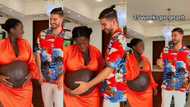 "Definitely twins": Pregnant lady with big stomach after just 25 weeks dances with husband in video