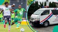 Sad scenes as 21-year-old defender collapses during match, rushed to hospital, video