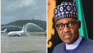 "It will not fly": Video shows Nigeria Air landing at Abuja airport, local airlines not happy, write Buhari