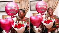 Marry well o: Reactions as wife becomes emotional, opens mouth in surprise after hubby planned her birthday party