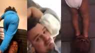 Dad on duty: Men share adorable videos of their toddlers joyously climbing all over their heads