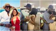 BBNaija star Khafi finally returns to Nigeria, reunites with Gedoni in sweet video
