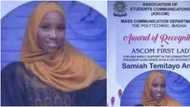 Are these leaders of tomorrow? Reactions as students give award to lady for being lover of their president