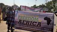 Boko Haram: Protesters besiege French Embassy in Abuja (photos)