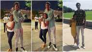 I'm not short: Beautiful mum shows off her very tall son, stunning photos stir mixed reactions, go viral