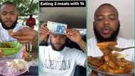 "I spent only N1k": Nigerian man shares how to enjoy 3 square meals daily with small cash, video trends