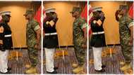 "Gallant men": Soldier gets respectful salute from his young son who joined military, video goes viral