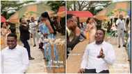 Man confidently identifies his wife's voice in hilarious wedding game, leaves guests impressed and laughing
