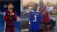 Leicester City star sparks reactions after he was spotted wearing Arsenal jersey