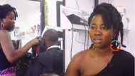 Meet the lady barber determined to succeed in the male-dominated profession, reveals why her clients are loyal
