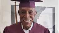 Man who could not finish school when he was young finally receives high school certificate at the age of 101