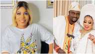 Family drama: New Mum Lizzy Anjorin drags hubby's ex-wife for filth after she claimed he abandoned her, kids