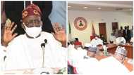 Your ambition is not national: Reactions as Tinubu meets APC senators, appeals for support ahead of 2023