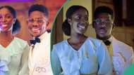 "It's getting too much": Knocks as Moses Bliss and fiancée kneel to pray in new viral video