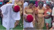 Rita Dominic blushes hard on dancefloor as hubby Fidelis Anosike shows off impressive moves at their wedding